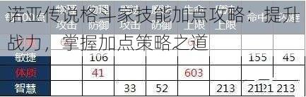 诺亚传说格斗家技能加点全攻略：掌握提升战力的精妙策略